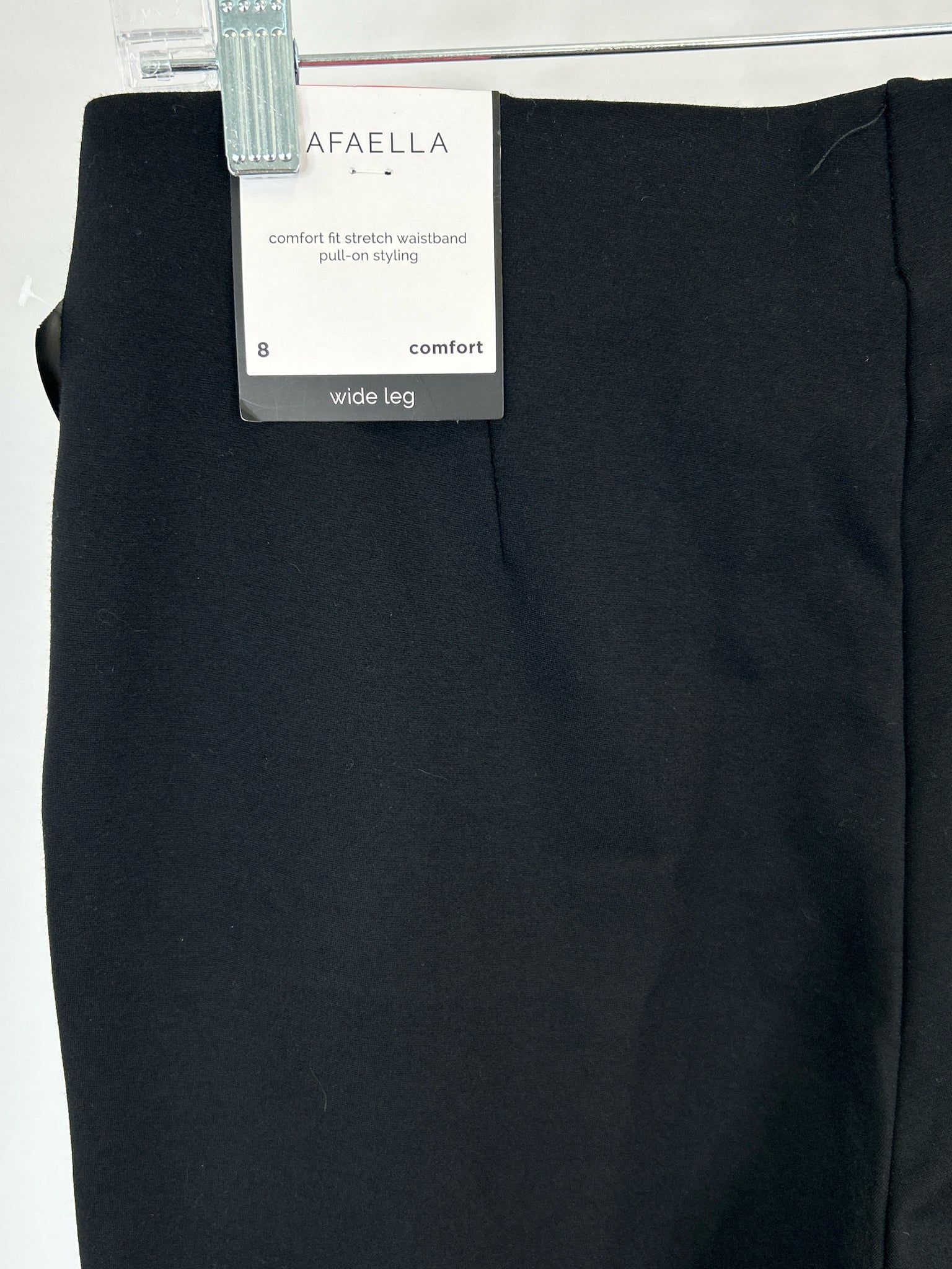 RAFAELLA Size 8 Black Women Pants