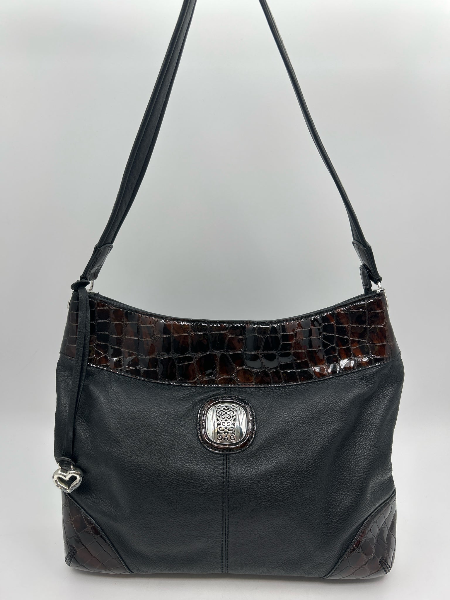BRIGHTON black and brown Women Purse