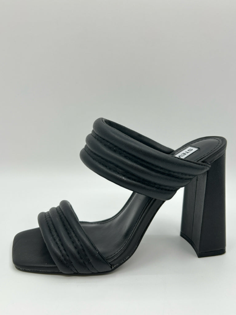 STEVE MADDEN Size 6.5M Black Women's Sandal