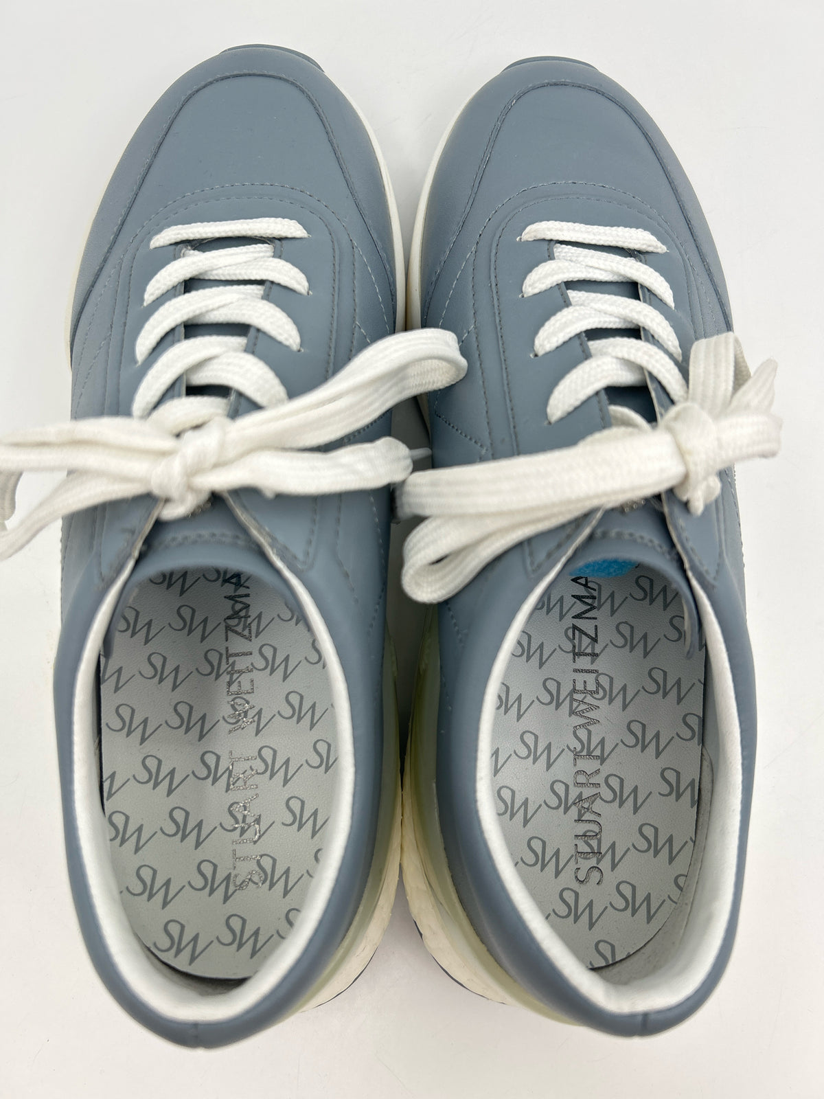 STUART WEITZMAN Size 8B blue and white Women Sneakers