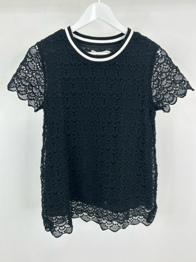 AVEC LES FILLES Size S Black Women's Top