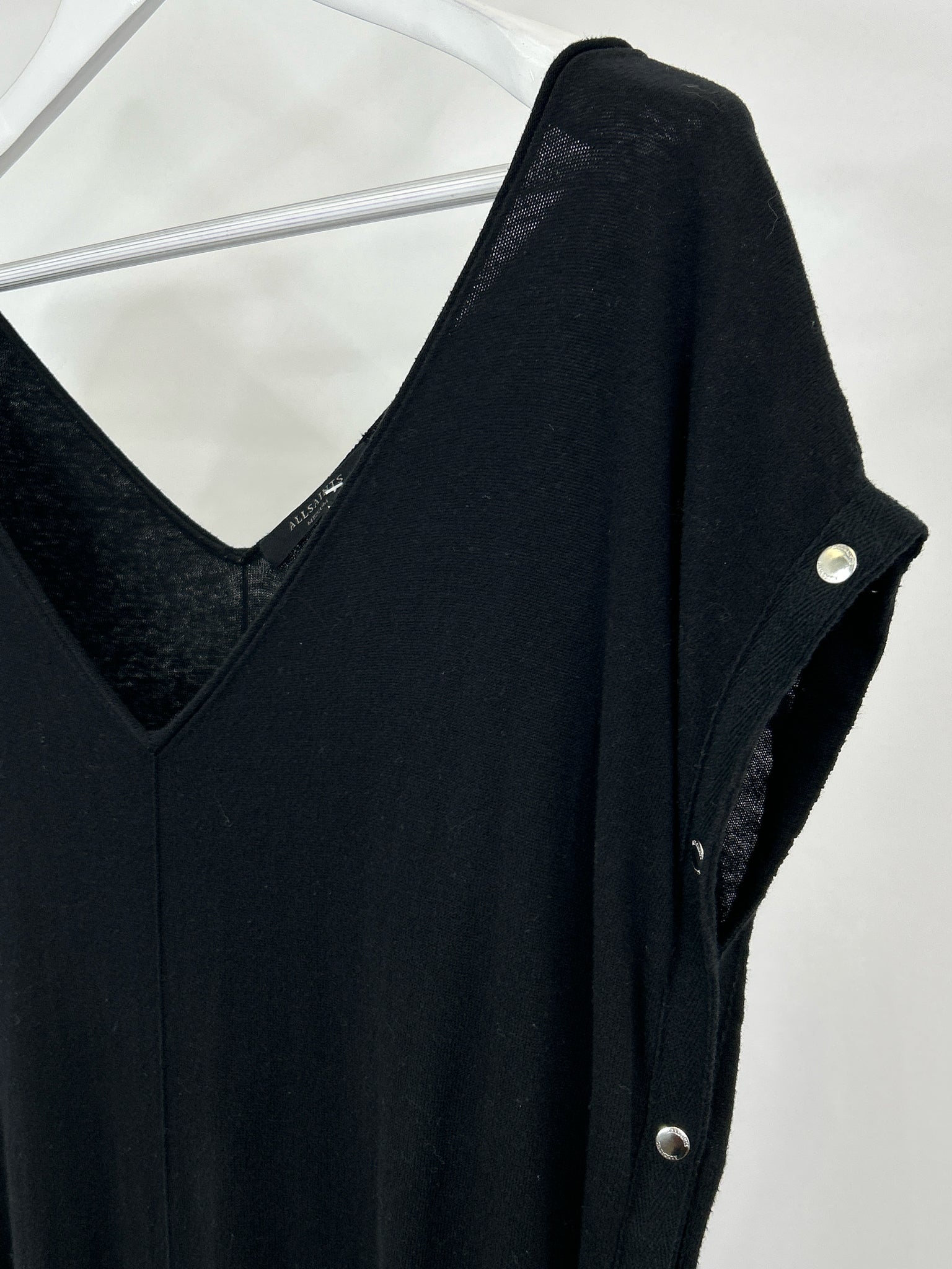 ALLSAINTS Size M Black Women Dress