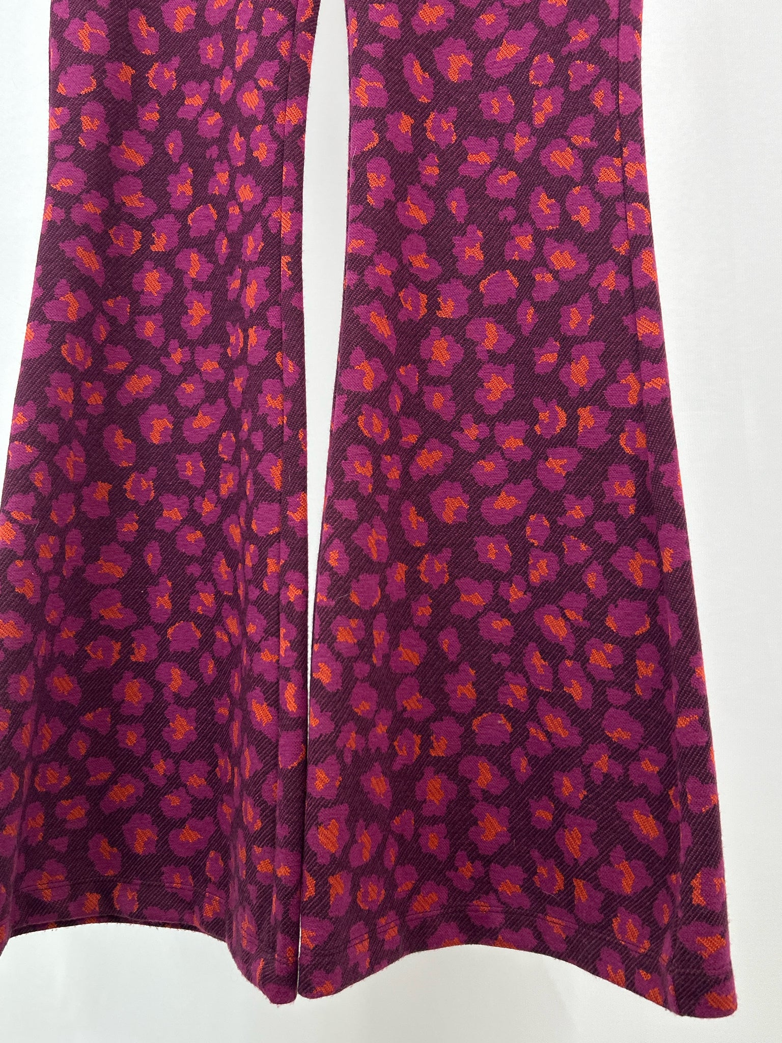 BY ANTHROPOLGIE Size S Plum Print Women Pants