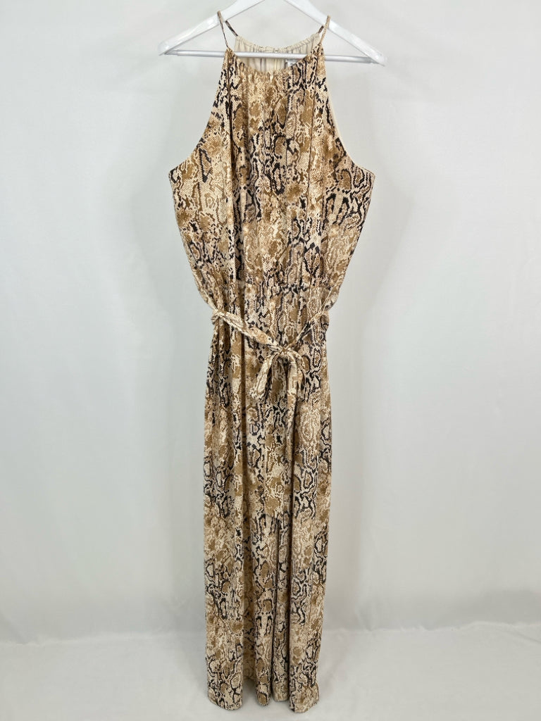 Bar III Size XXL Beige & Black Women's Jumpsuit
