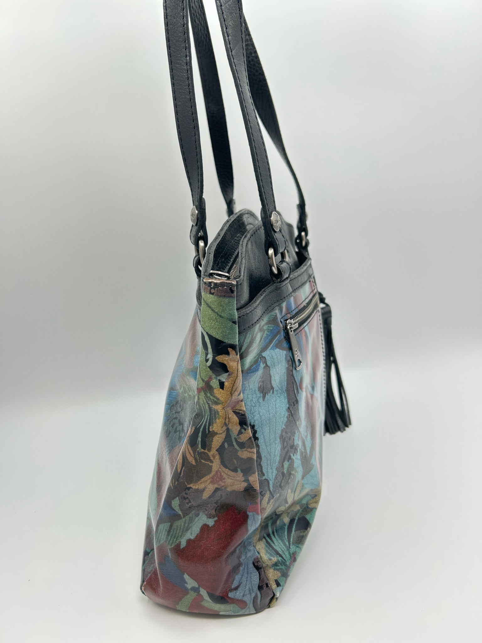 PATRICIA NASH blue and black Women Tote