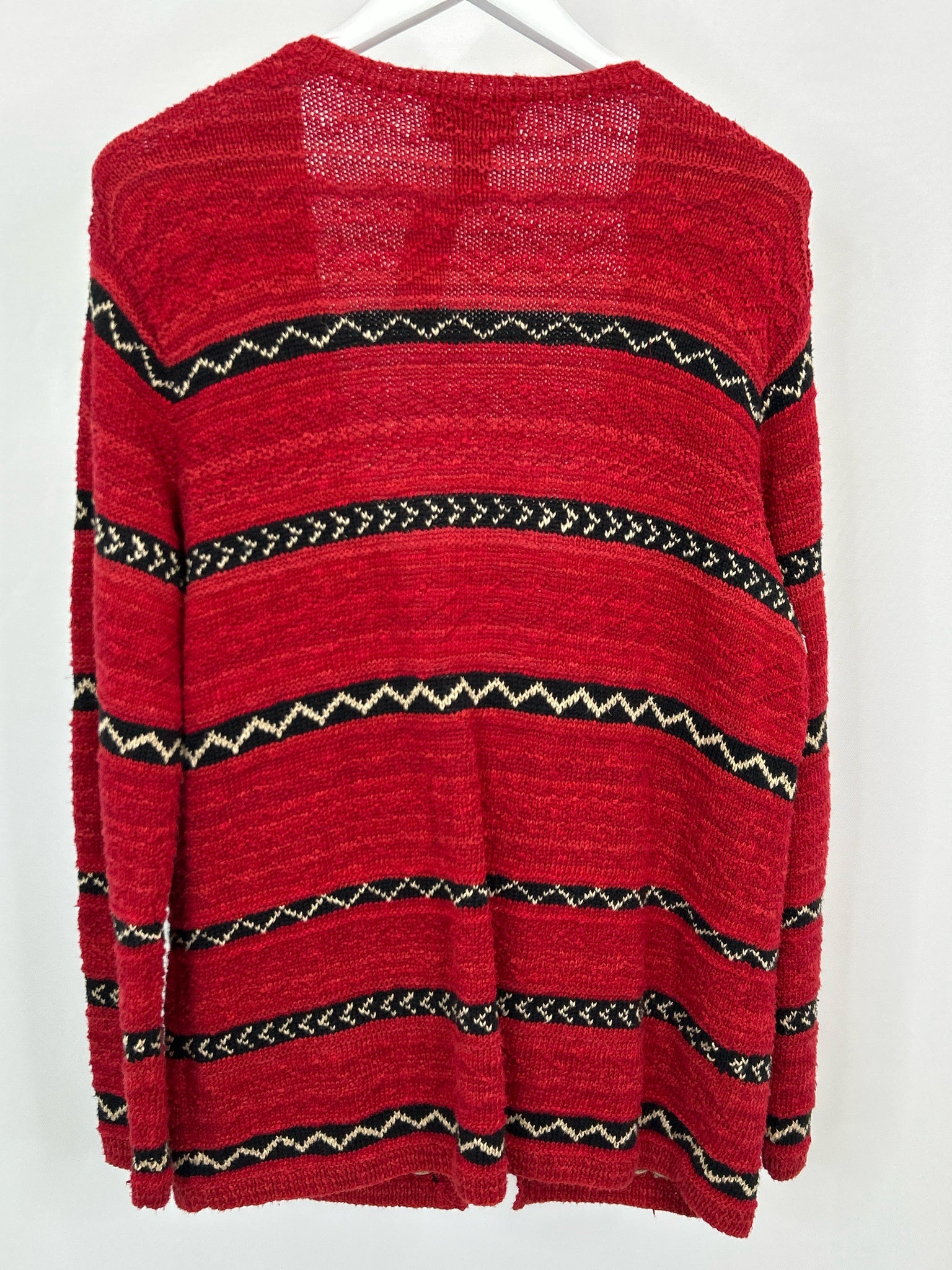 Lauren Ralph Lauren Size L Red Women Cardigan