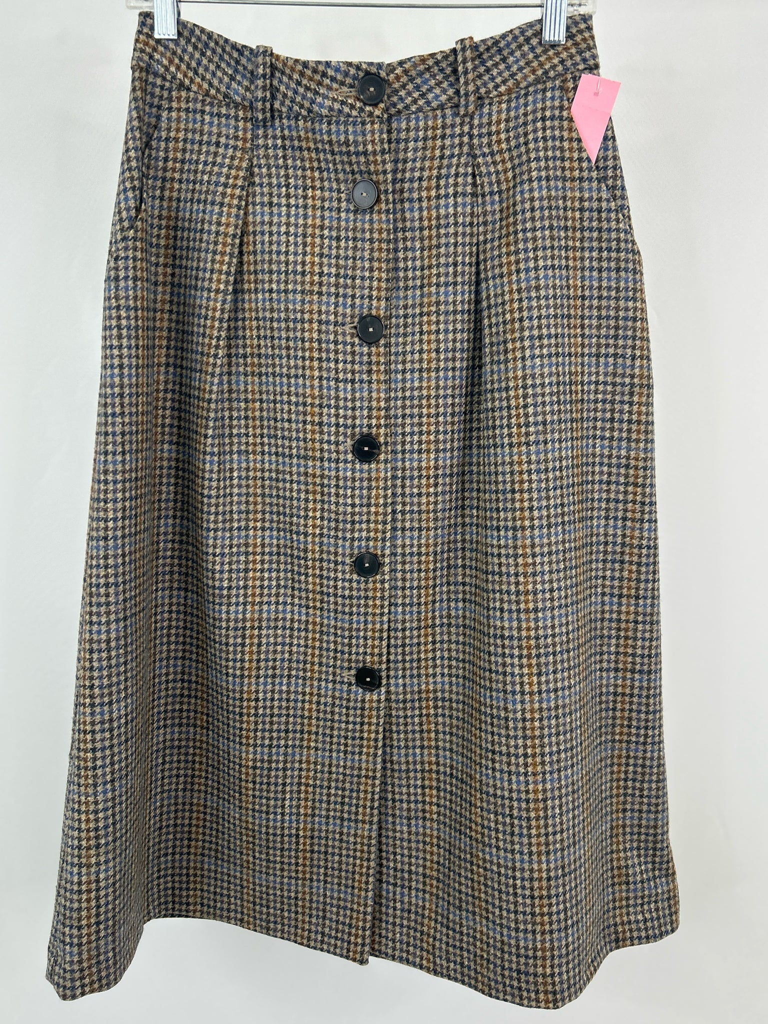 ZARA Size M Brown Print Women Skirt