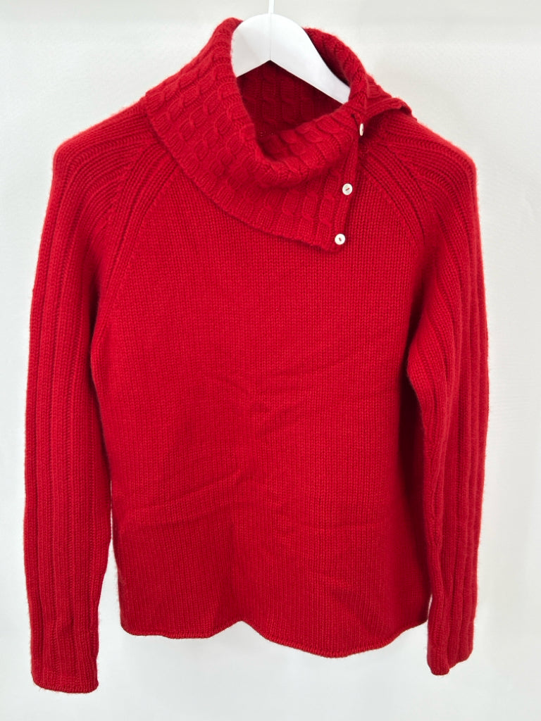 SAKS FIFTH AVENUE Women Size L Red Sweater