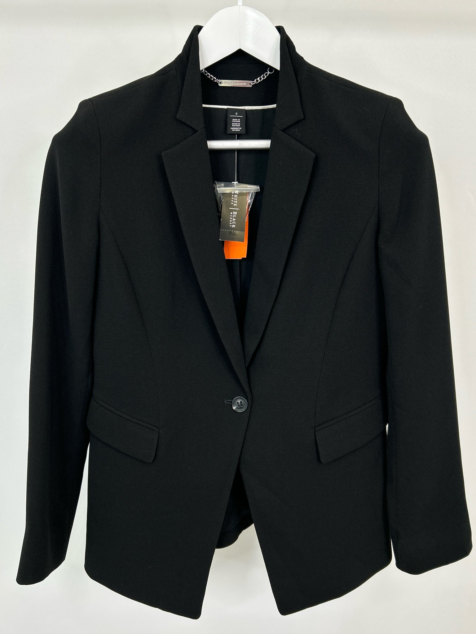 White House Black Market Size 0 Black Women Blazer NWT