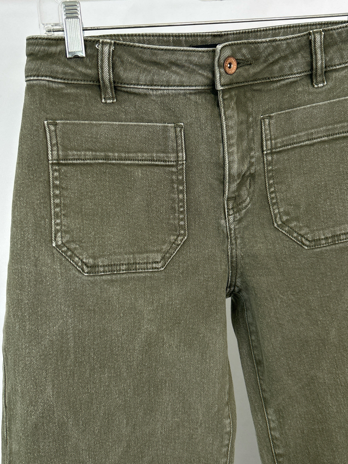 SANCTUARY Size 27/4 Olive Denim Women jeans
