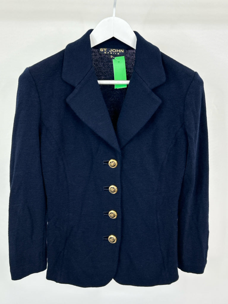 ST. JOHN Women Size 10 Navy Jacket