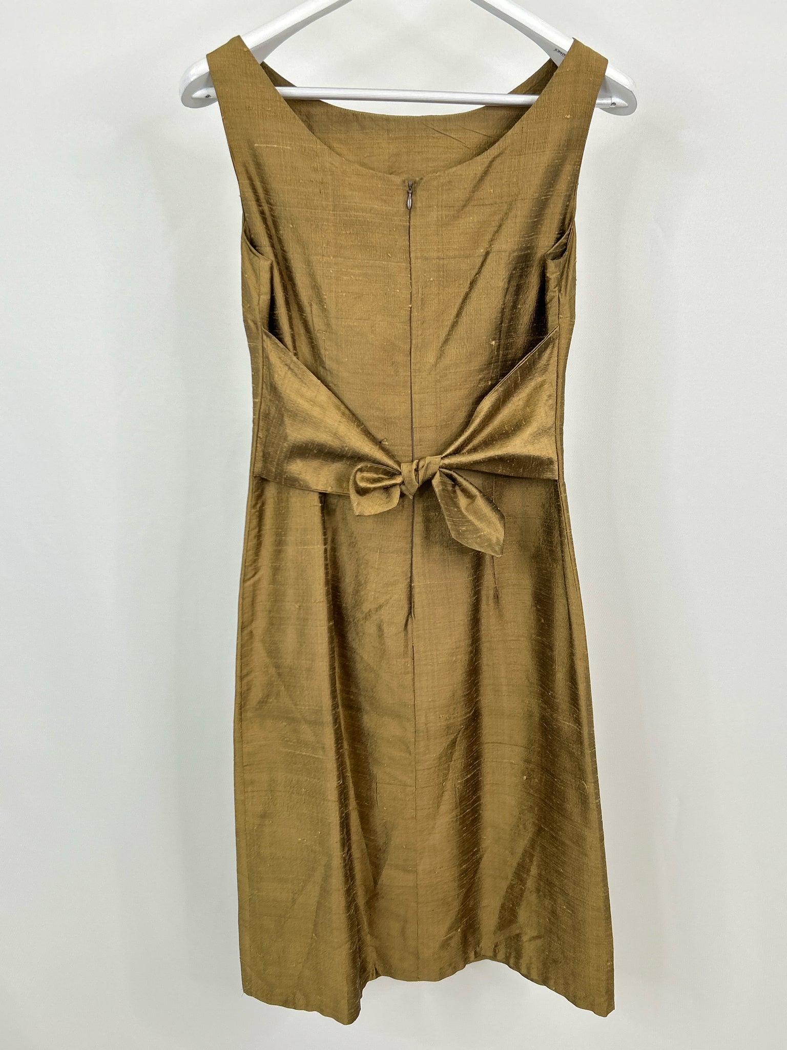Lena Medoyeff Size M METALLIC BROWN Women Dress