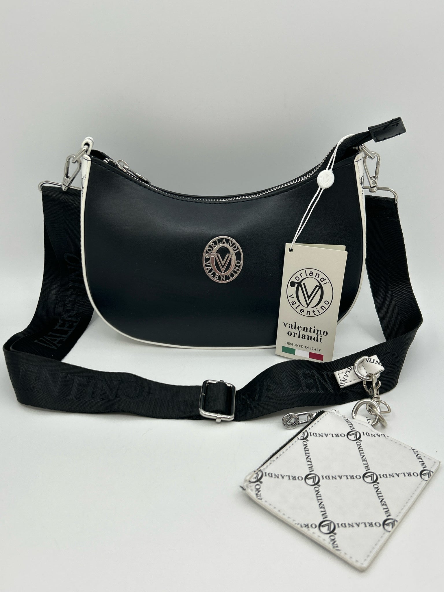 VALENTINO ORLANDI NWT Black & White Women Purse