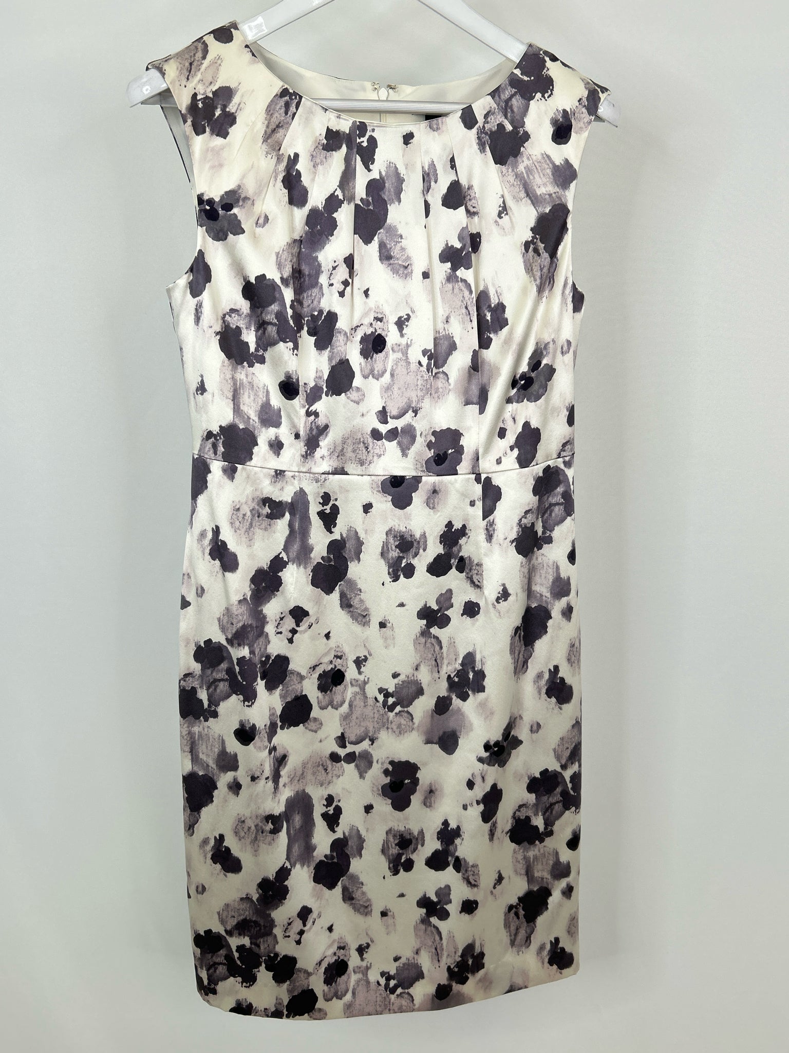 ANN TAYLOR Size 8 Plum Print Women Dress NWT
