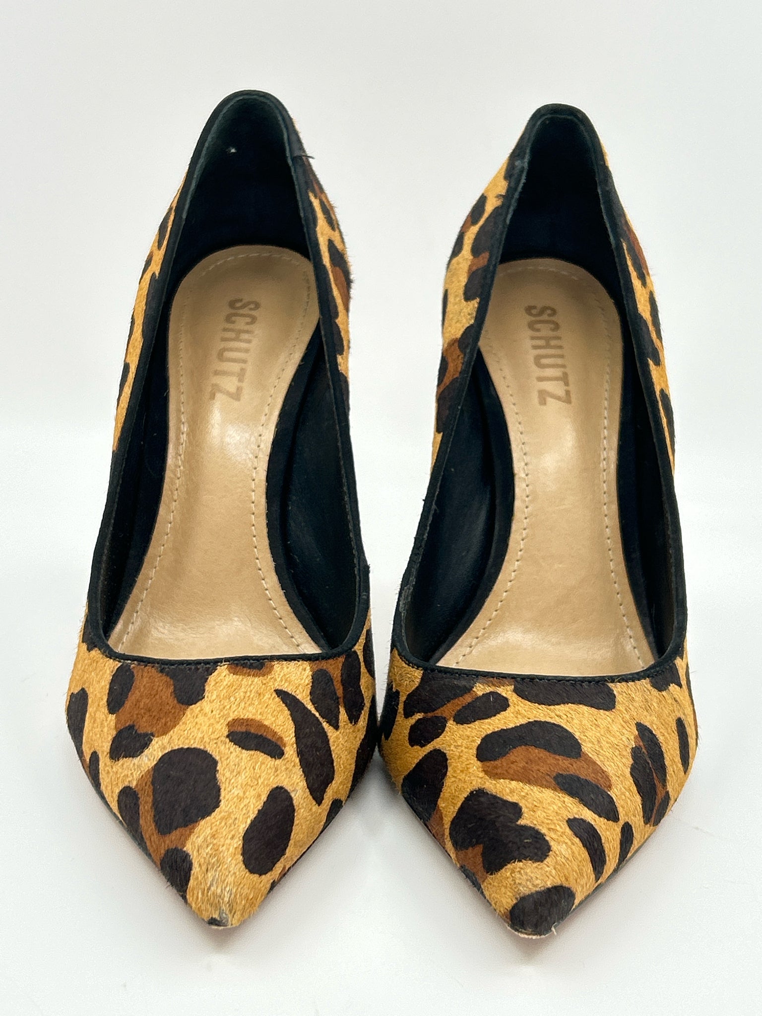 SCHUTZ Size 7.5B Animal Print Women Pumps
