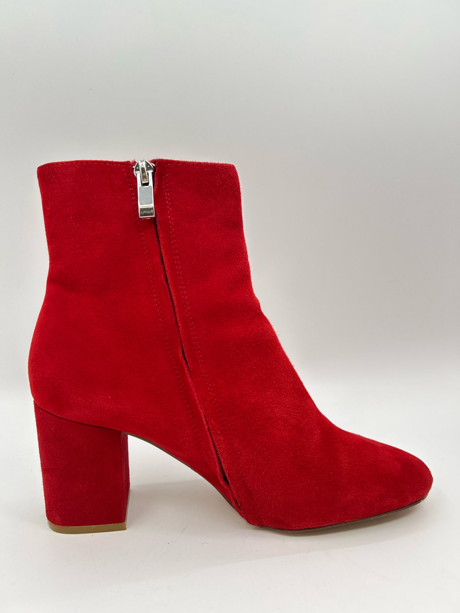 HALOGEN Size 8M Red Women Booties