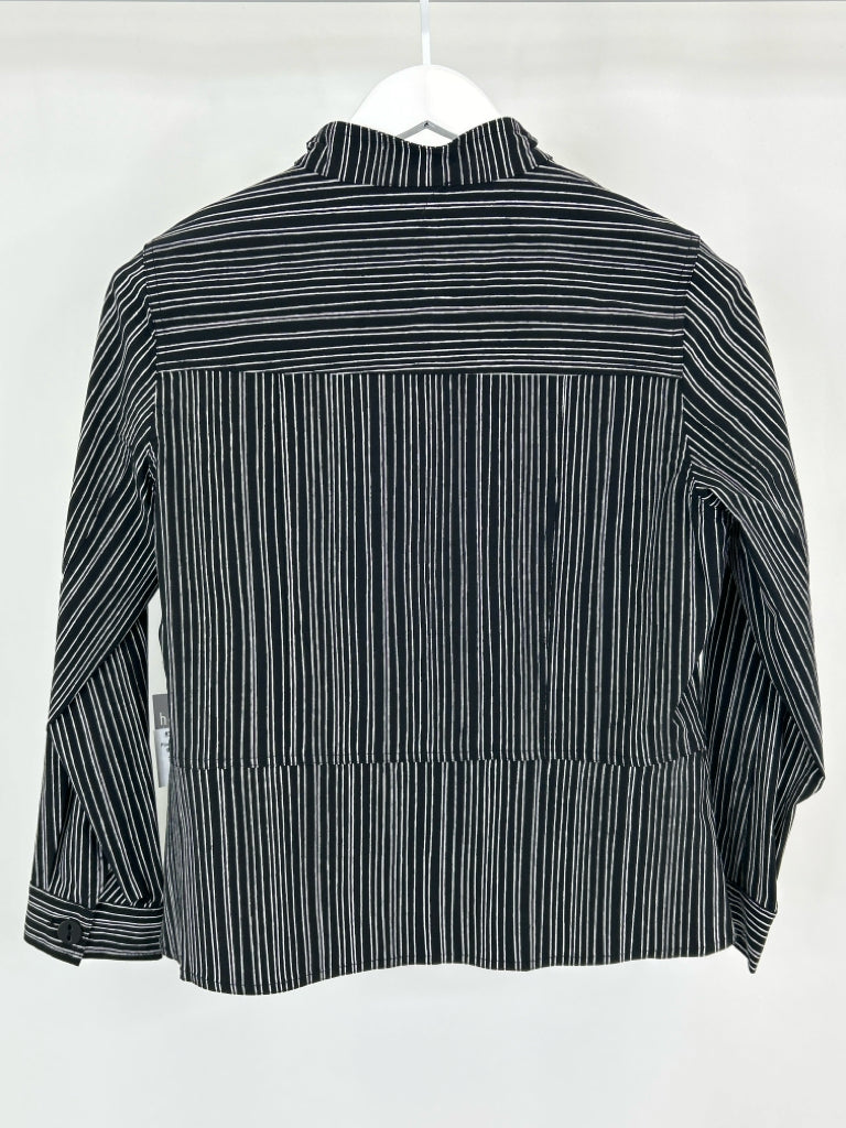 HABITAT Women Size S black striped Jacket