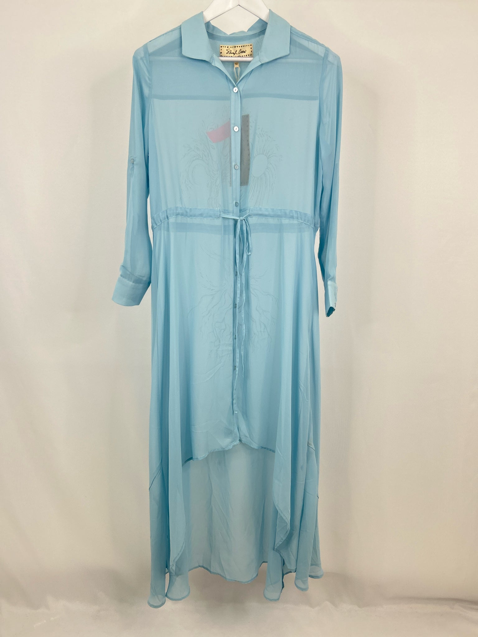 Sheryl Crow NWT Size M Pale Blue Women Dress