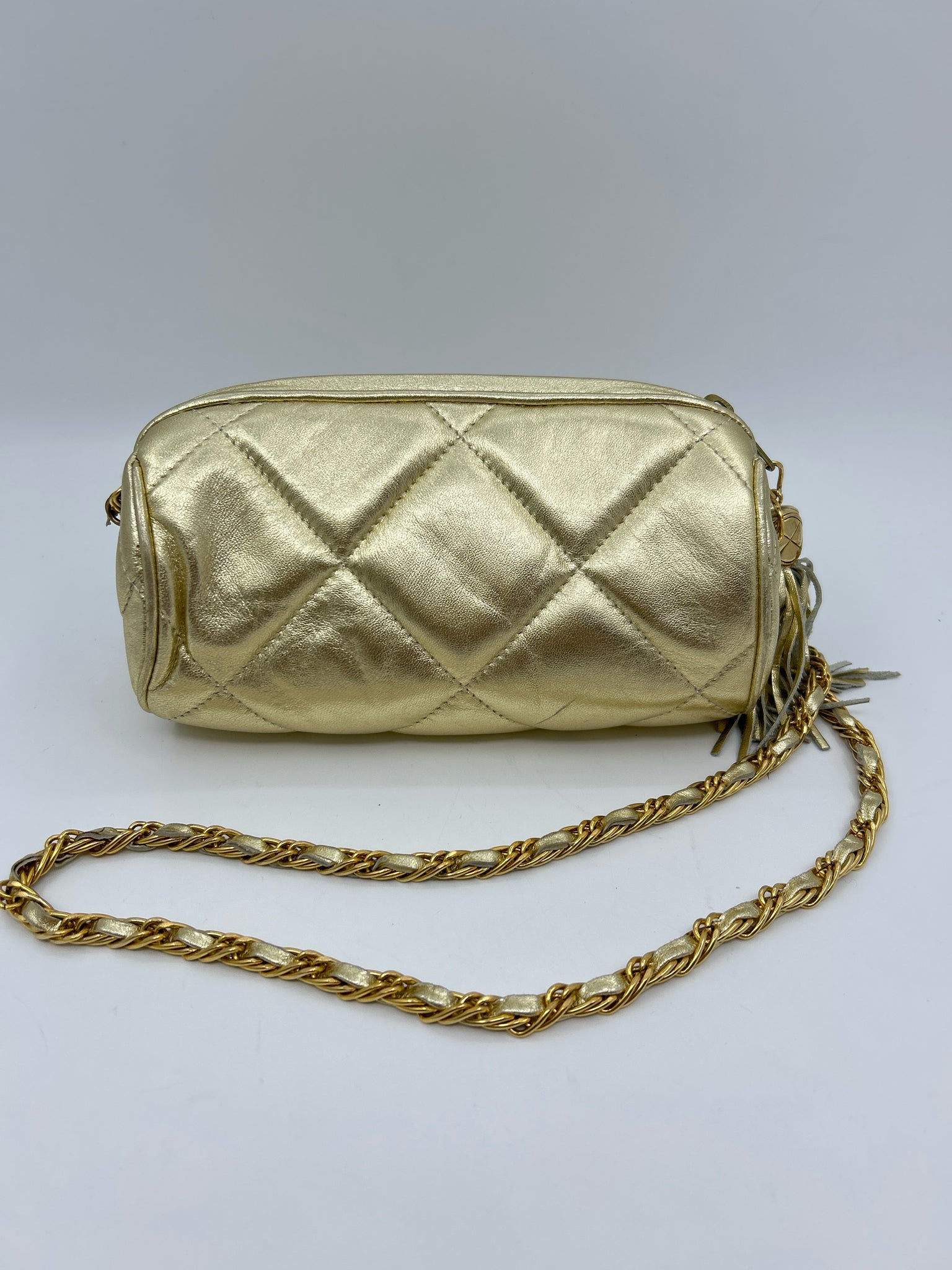 BOULMICHE NWT METALLIC GOLD Women Purse