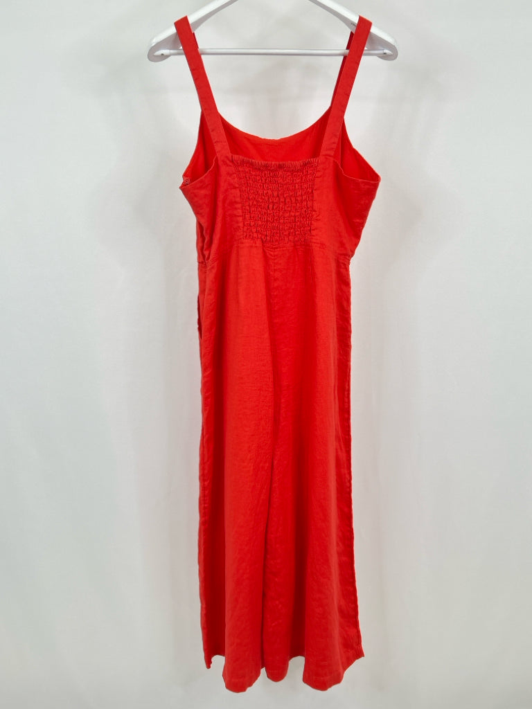 CYNTHIA ROWLEY Size 8 Orange Women's Jumpsuit