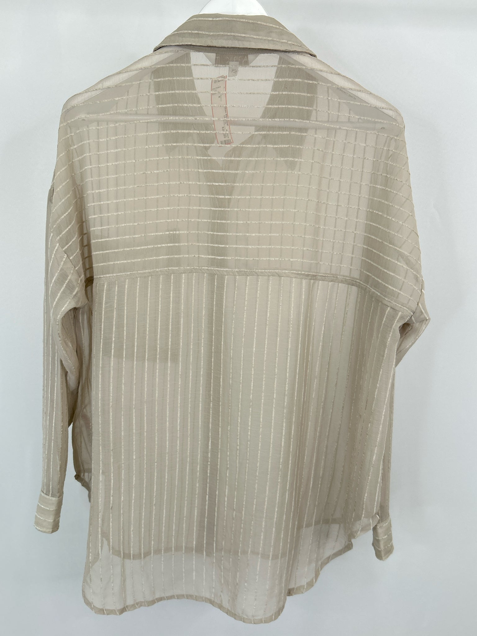 APRICOT Size 8 Taupe Women Blouse