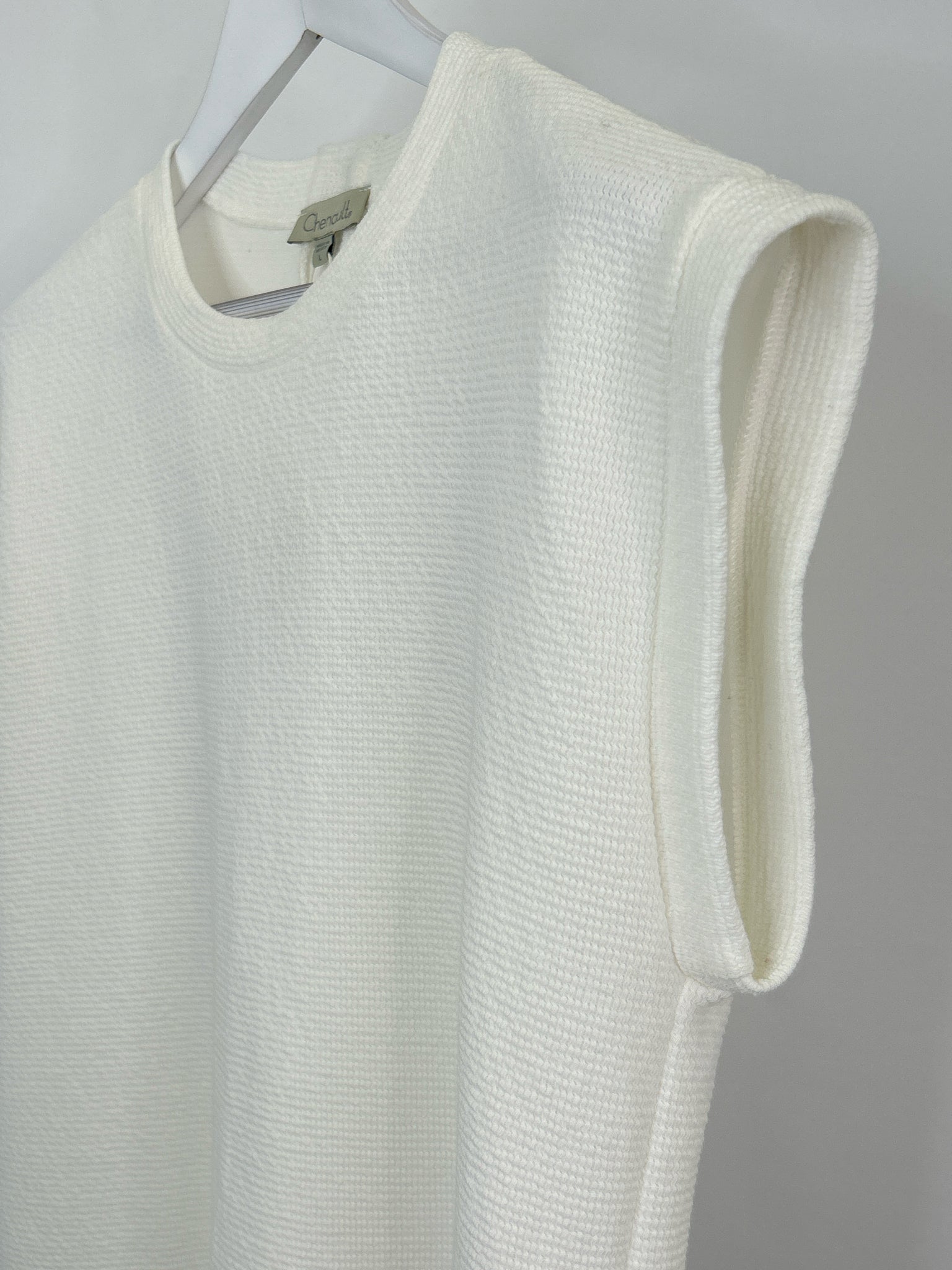 CHENAULT Size L Ivory Women 2-Piece w/pants