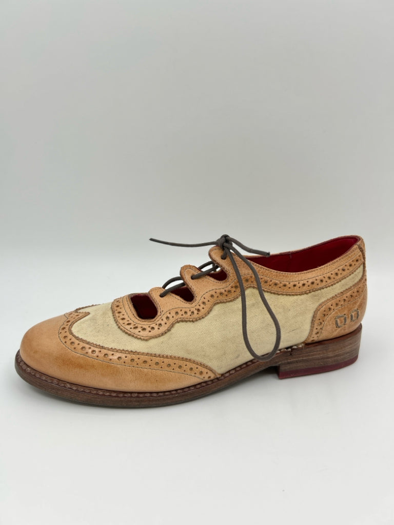 BED STU NIB Women Size 8.5 Brown Oxfords