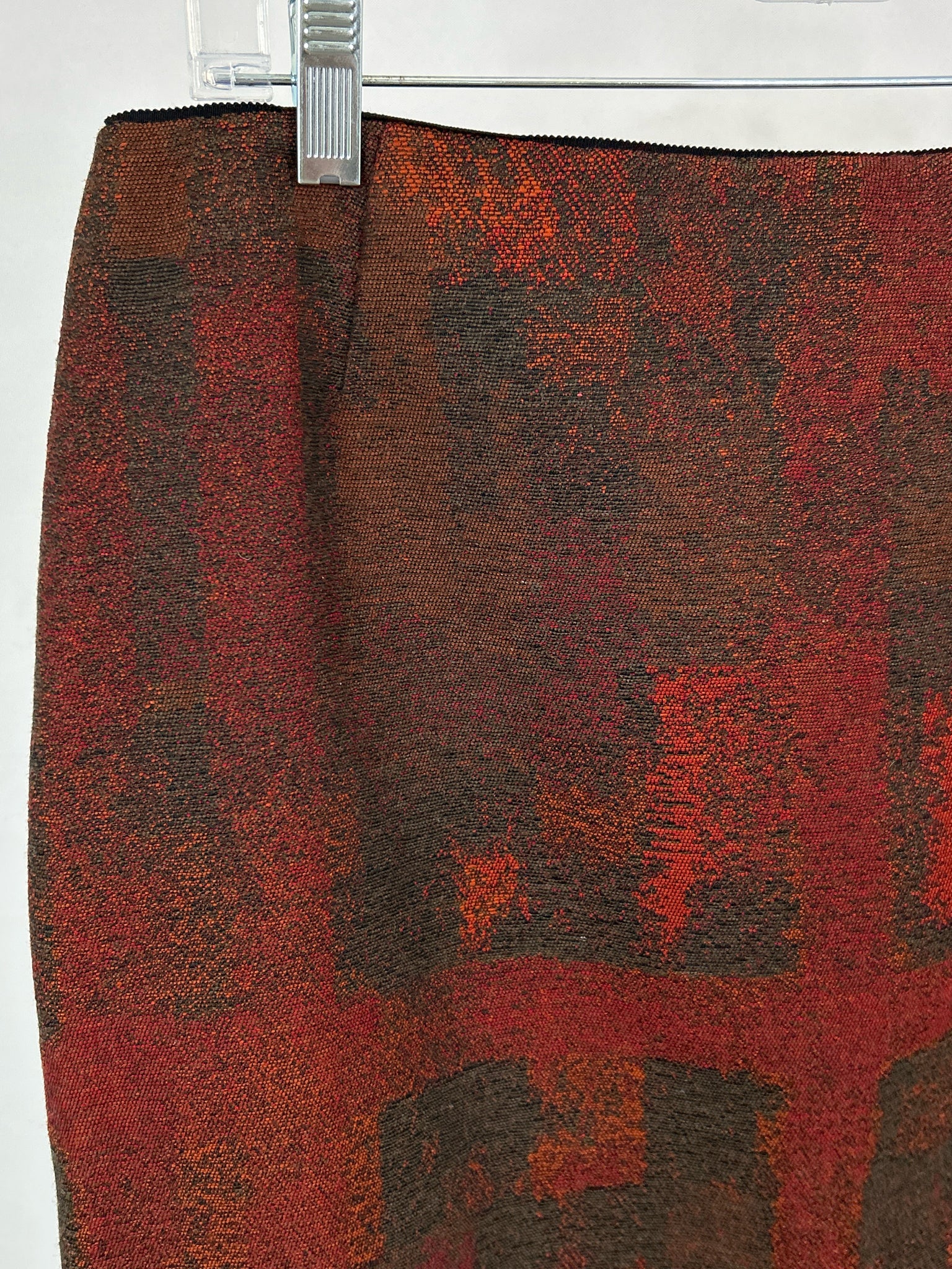 LAFAYETTE 148 Size 10 Red Print Women Skirt