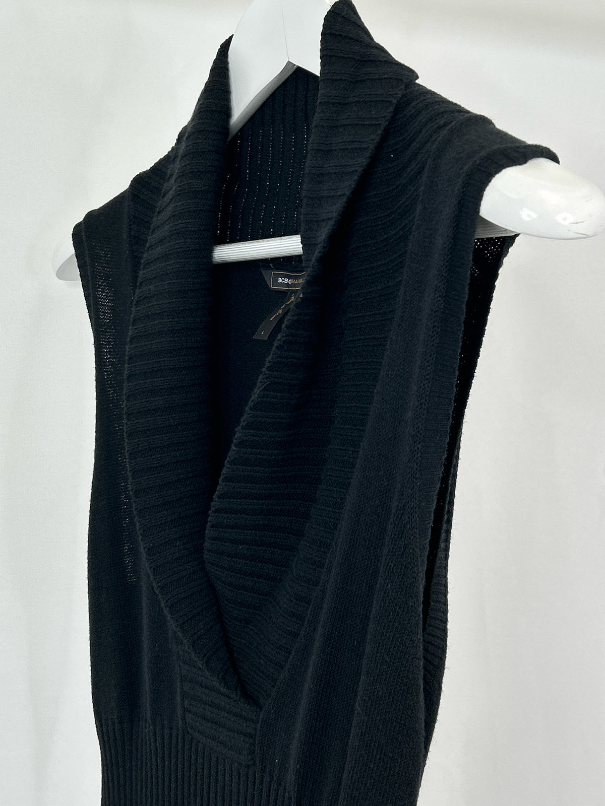BCBGMAXAZRIA Size L Black Women Dress