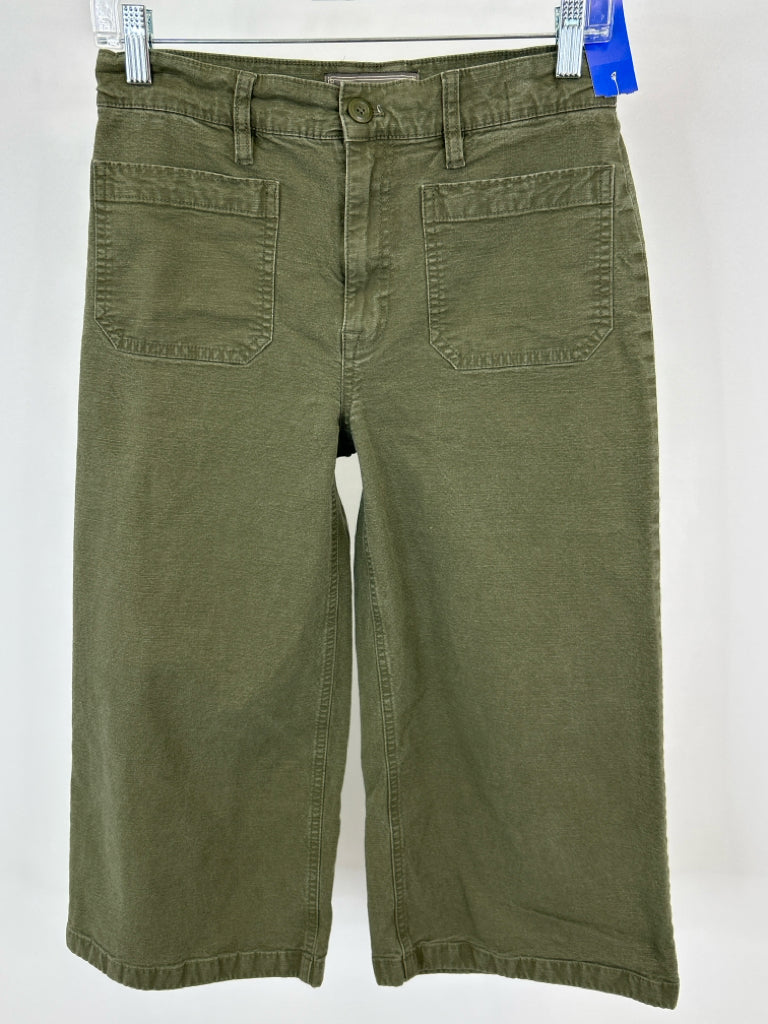 POINT SUR Size 28/6 ARMY GREEN Women's jeans