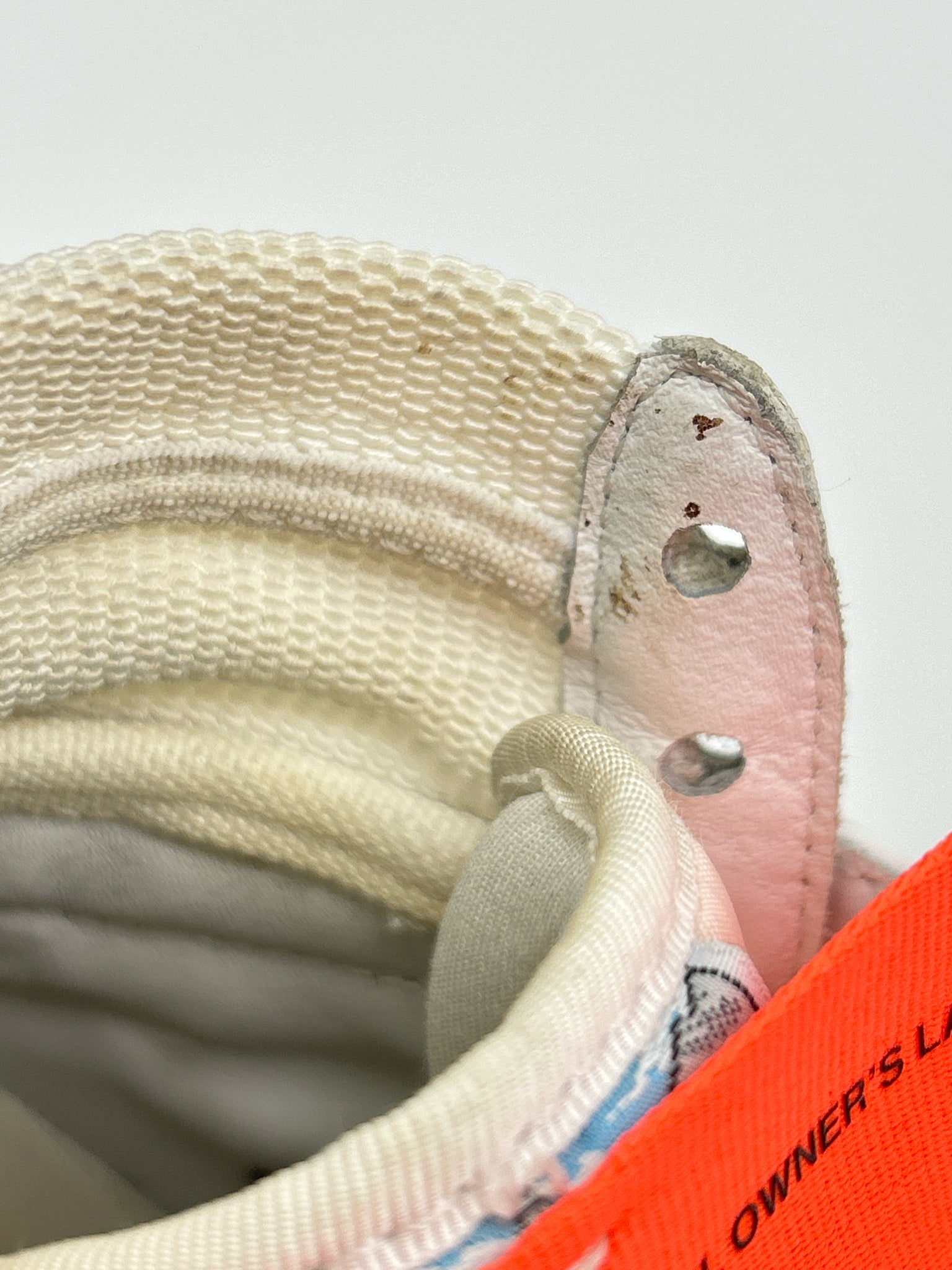 OFF-WHITE Size 36 White Print Women Sneakers