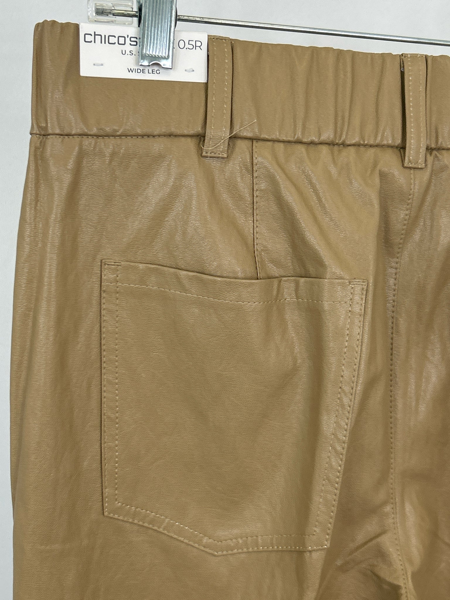 CHICO'S Size 6R Camel Women Pants