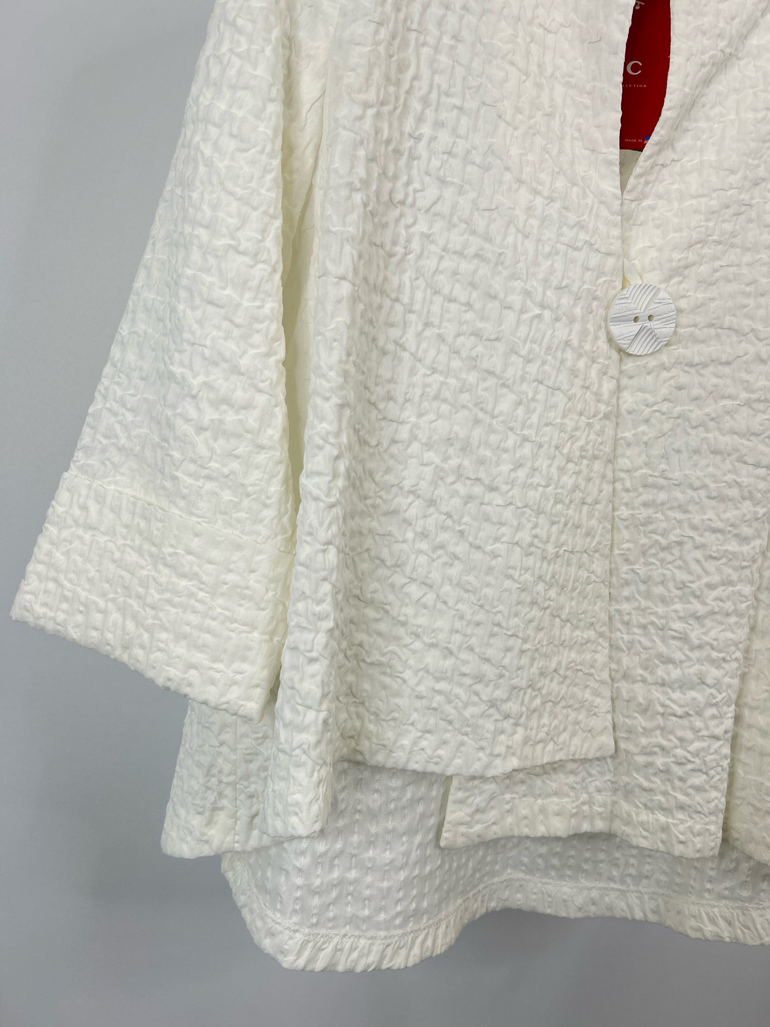 IC COLLECTION Size L White Women Jacket