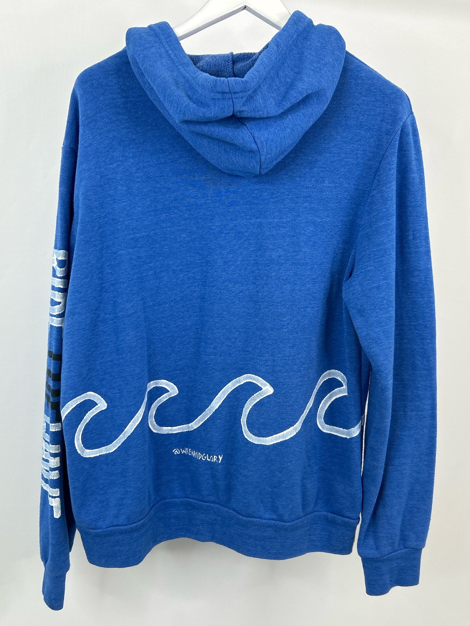 WREN + GLORY Size XL Blue Women Sweatshirt