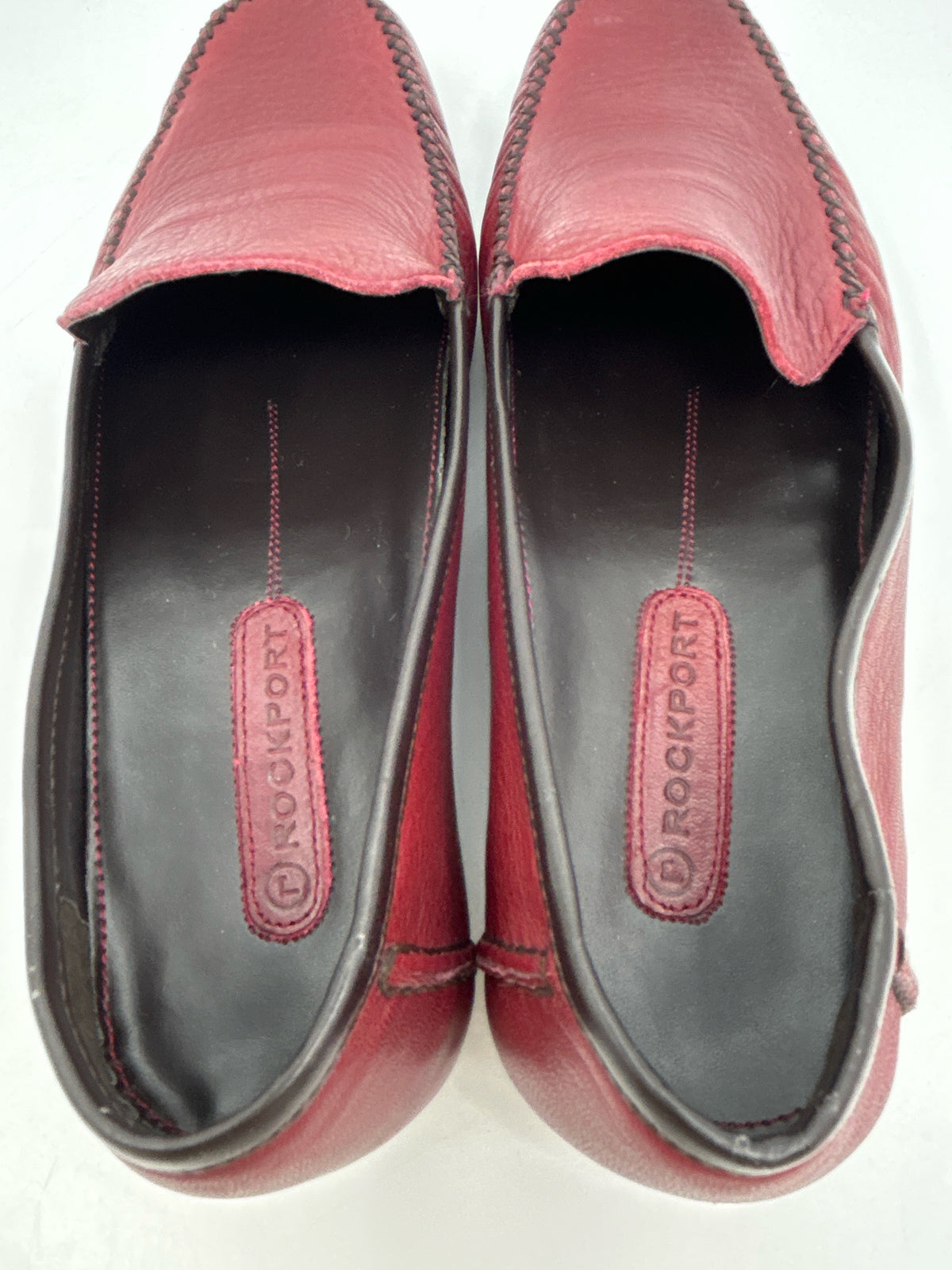 ROCKPORT Size 8.5M Burgundy Women Loafer