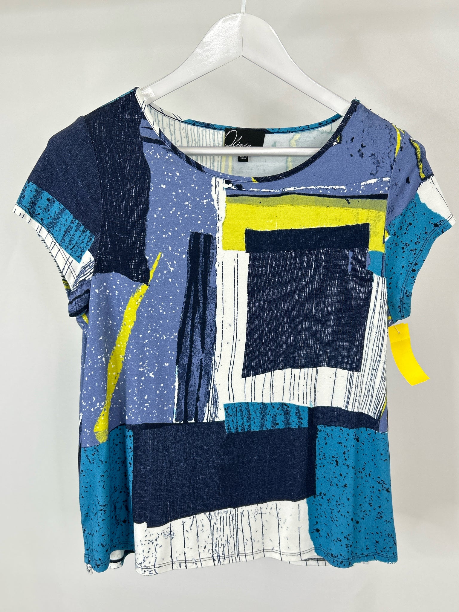 OLIVIA BY HABITAT CLOTHES Size S blue and black Women T-shirt