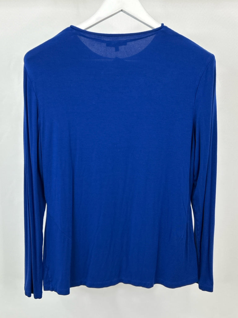 LAFAYETTE 148 Women Size XL Royal Blue Top