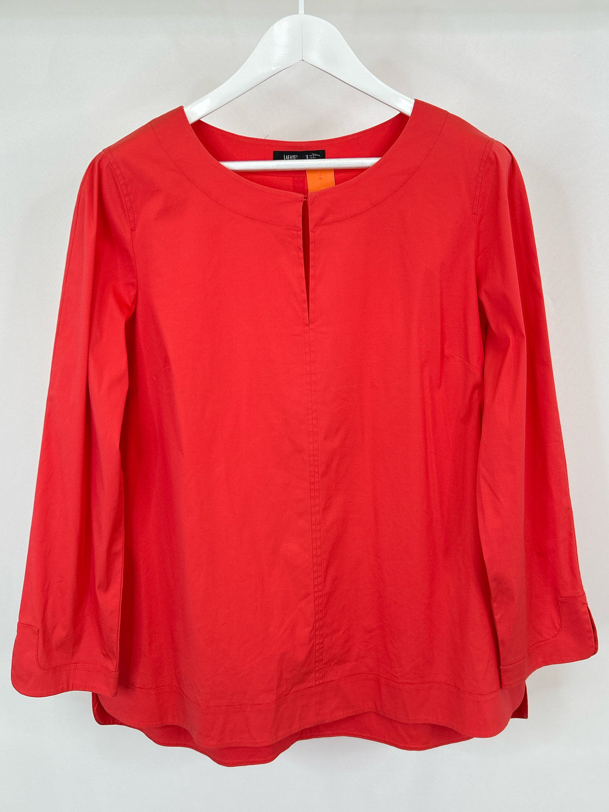 LAFAYETTE 148 Size 16 Orange Women Blouse
