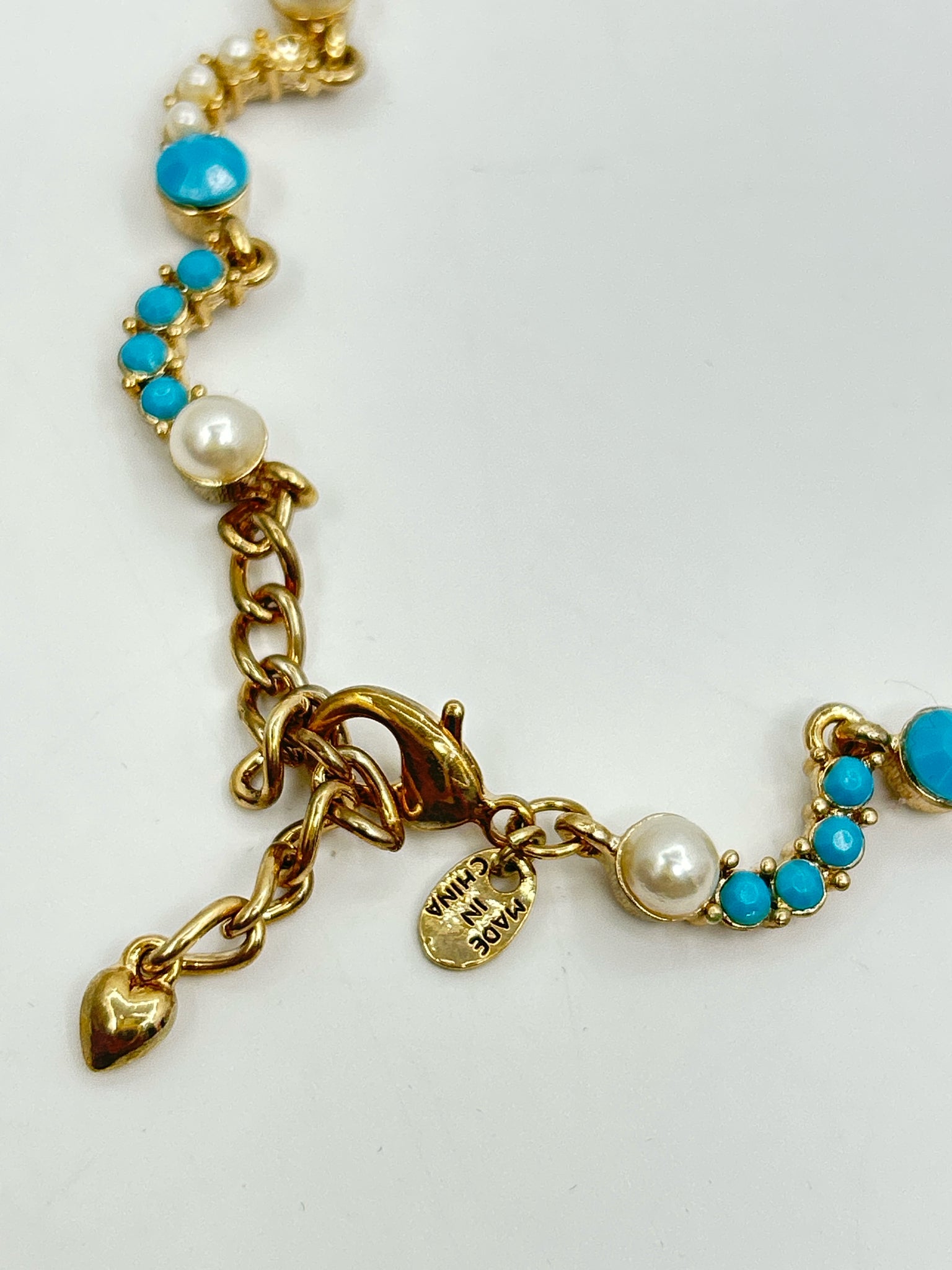SUZANNE SOMERS Gold and Blue Jewelry Set