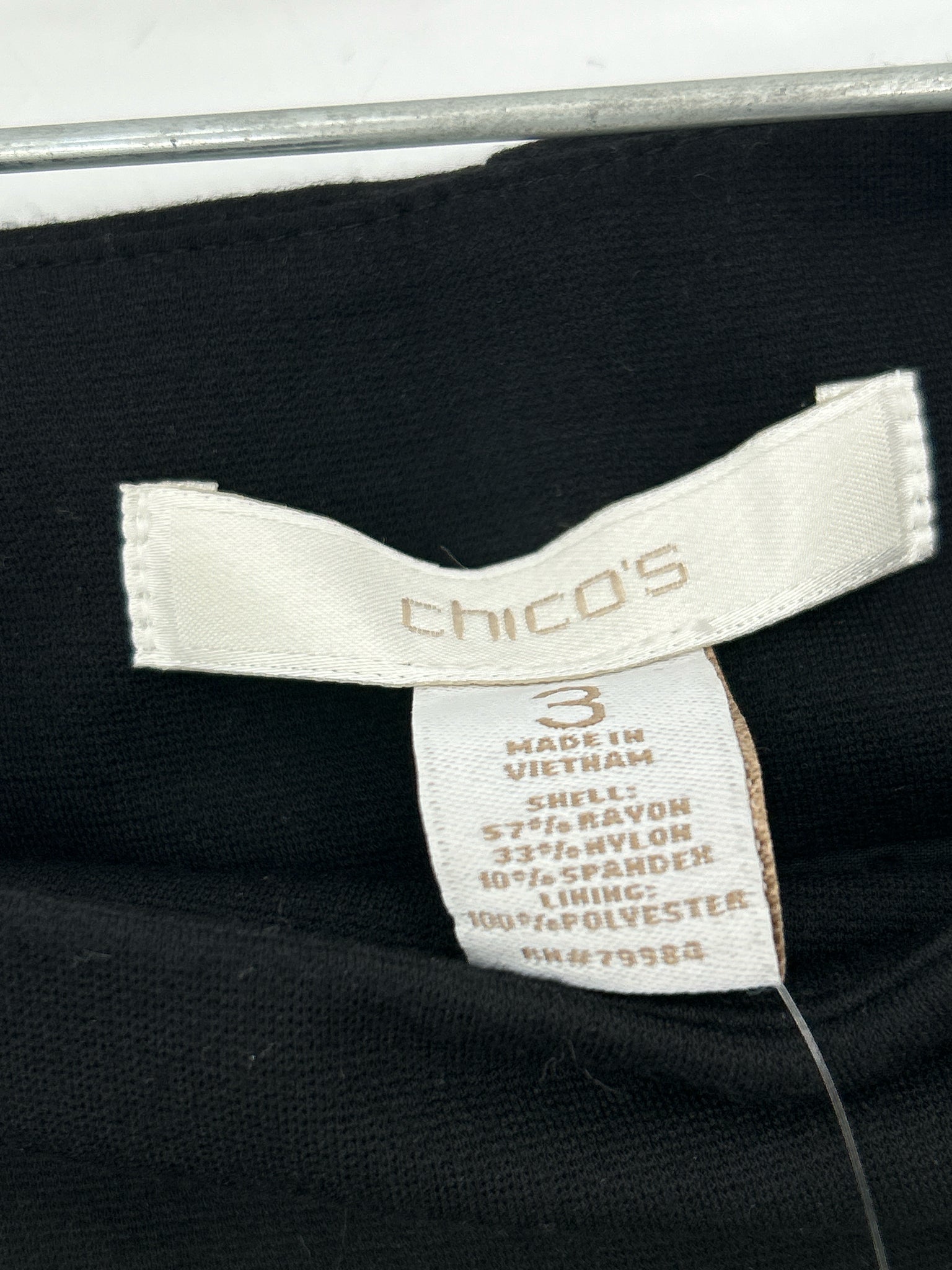 CHICO'S Size XL Black Women Skirt