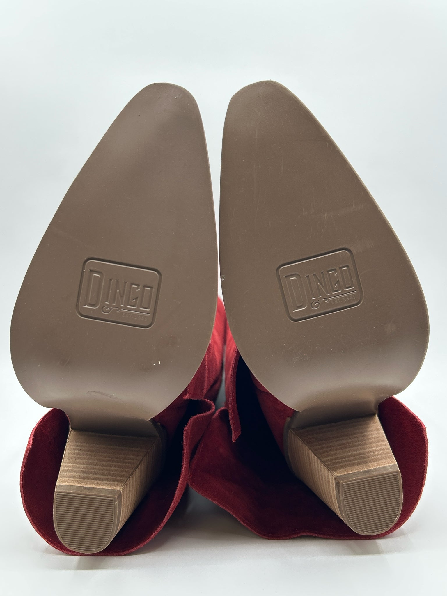 DINGO Size 7.5M Red Women Boots