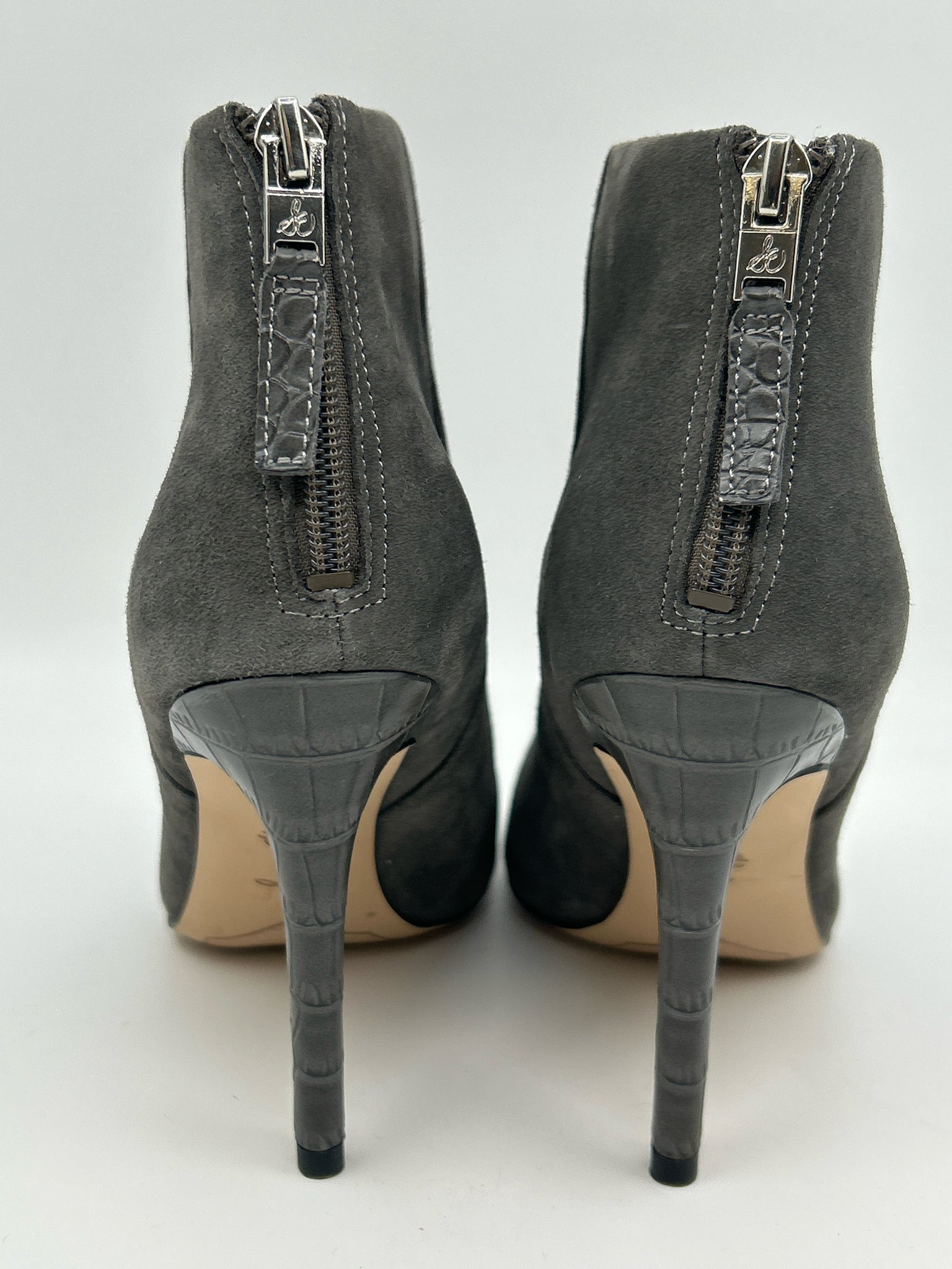 SAM EDELMAN Size 8M Gray Women Booties