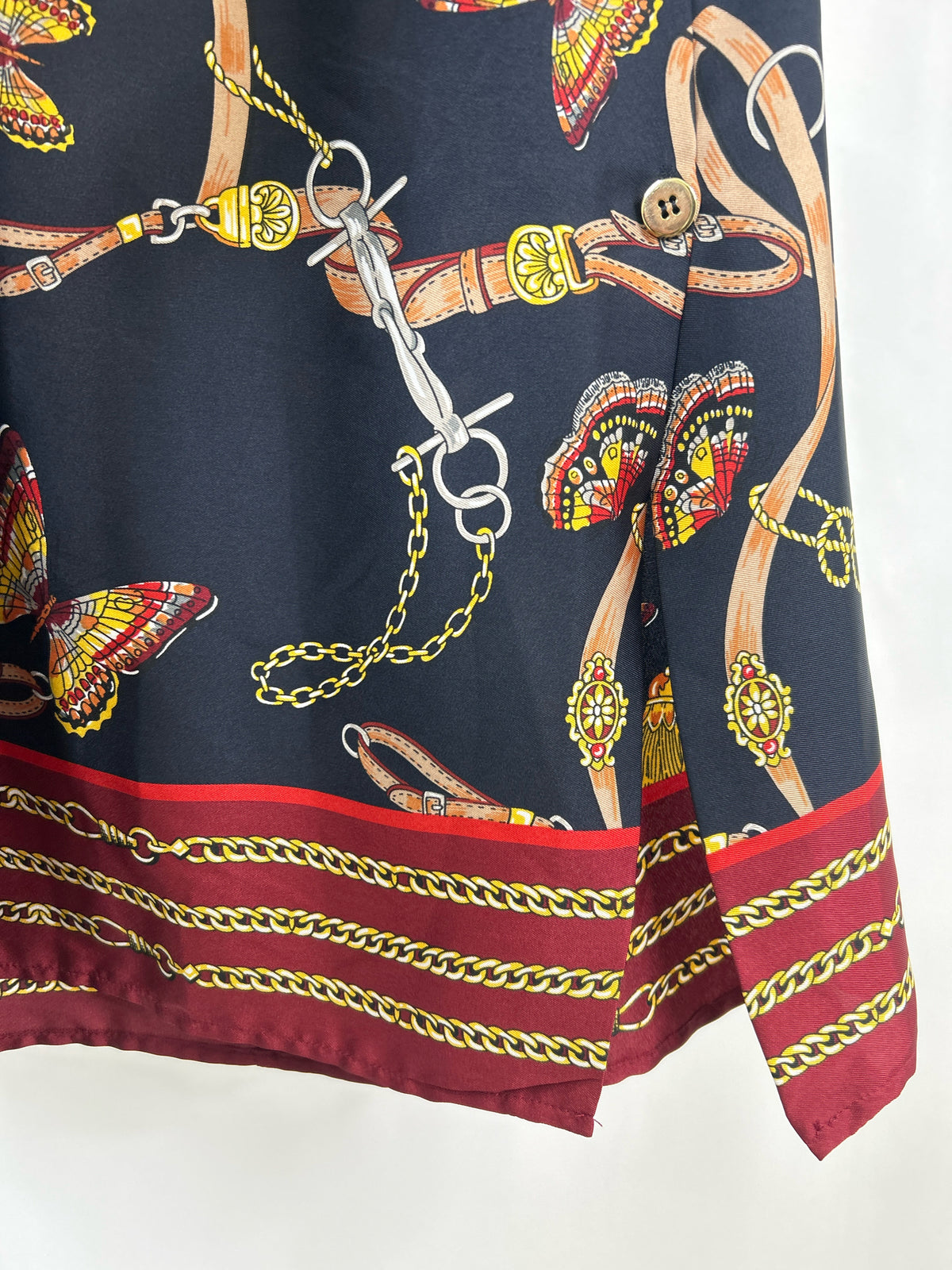 ZARA BASIC Size S Navy Print Women Dress