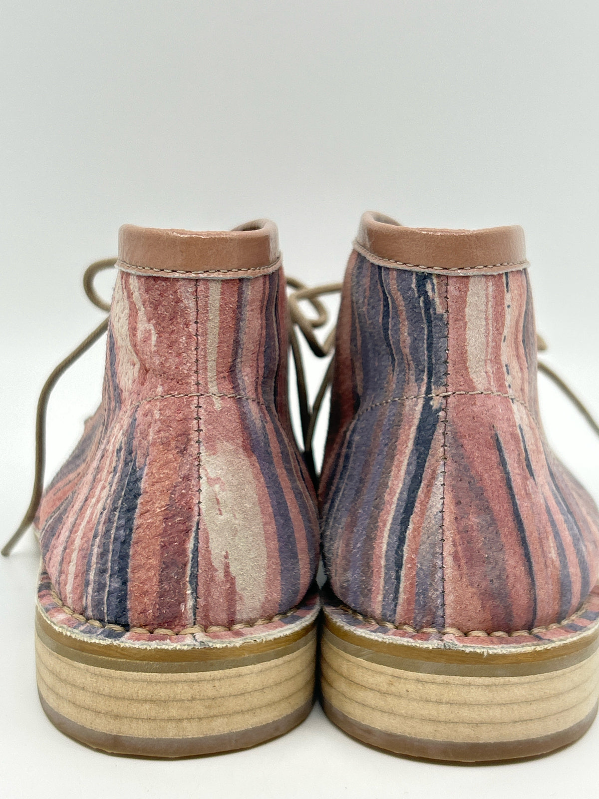 KELSI DAGGER BROOKLYN Size 6M Pink and Blue Women Booties