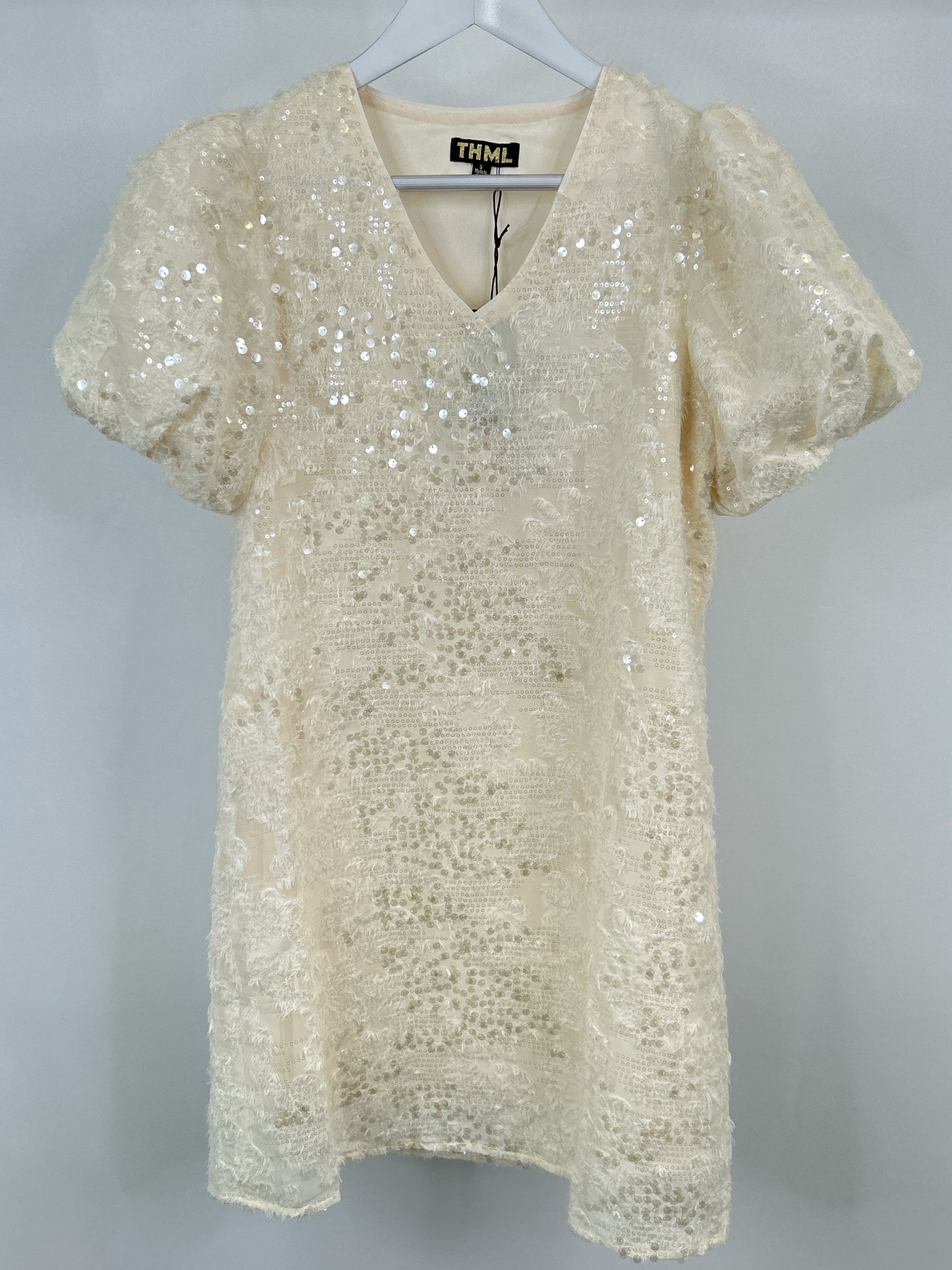 THML Size S Cream Women Dress