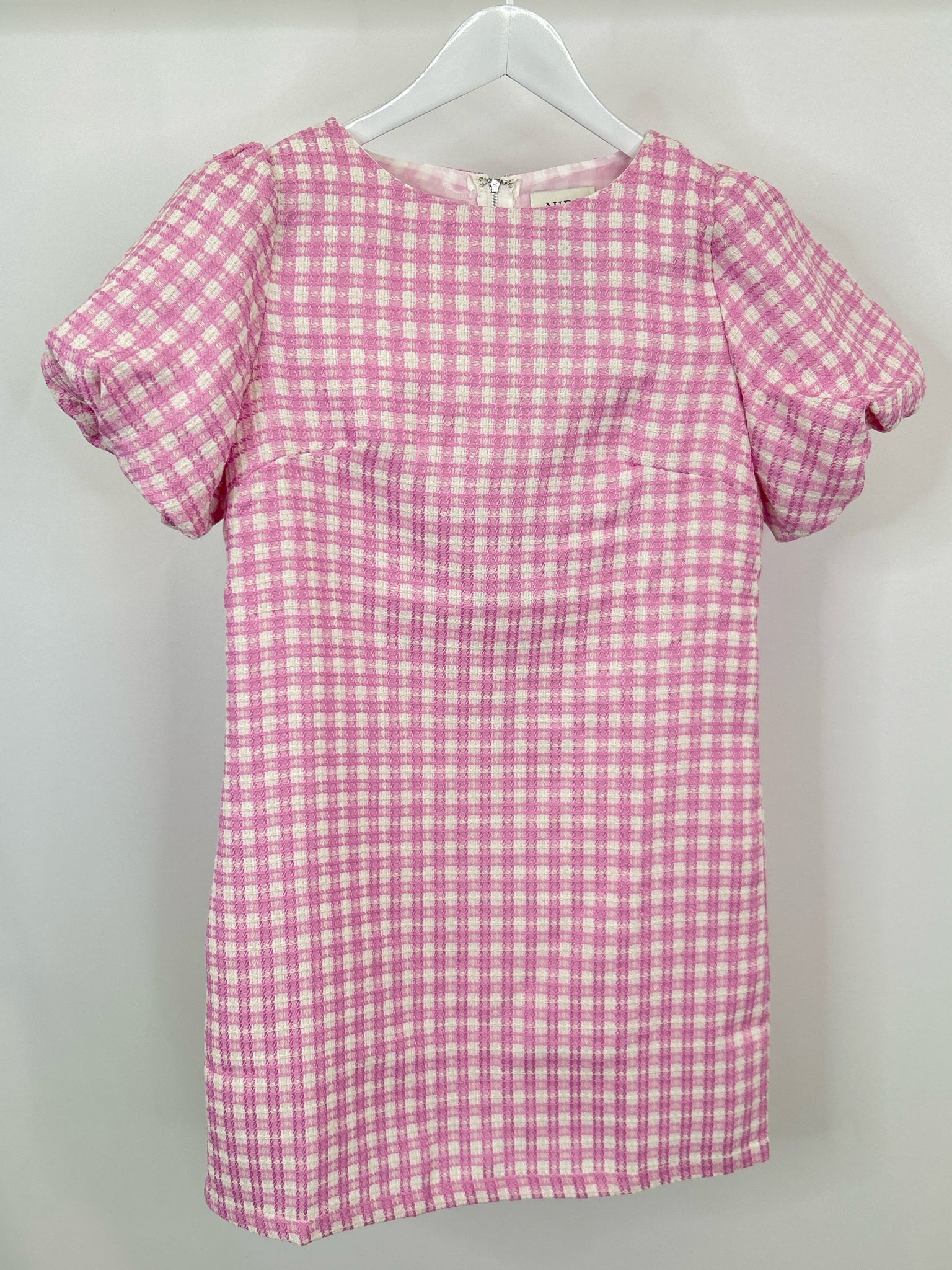AURA Size M Pink Print Women Dress