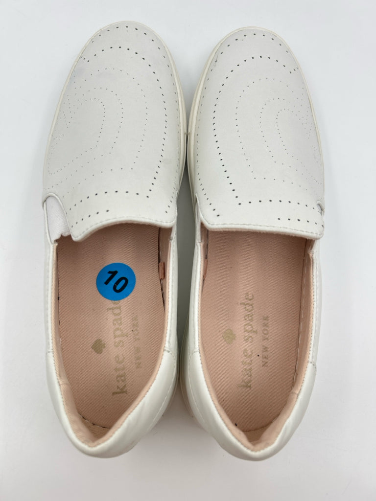 KATE SPADE Size 10B White Women's Sneakers
