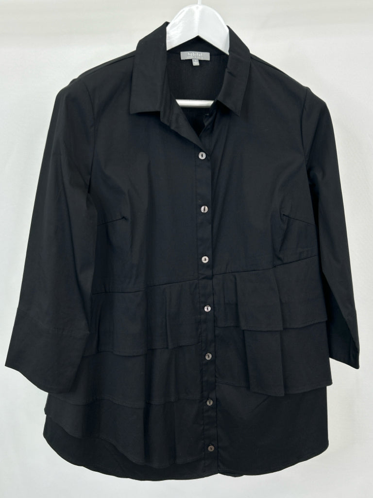 HABITAT Women Size S Black Shirt