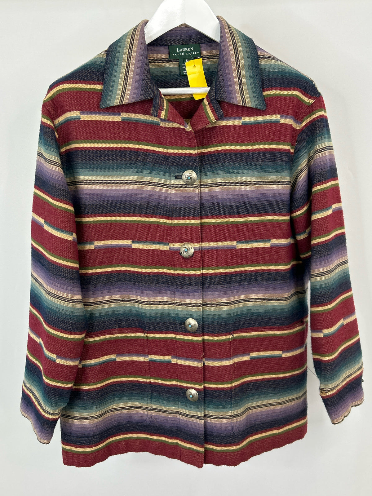 Lauren Ralph Lauren Size M RED AND PURPLE Women Jacket