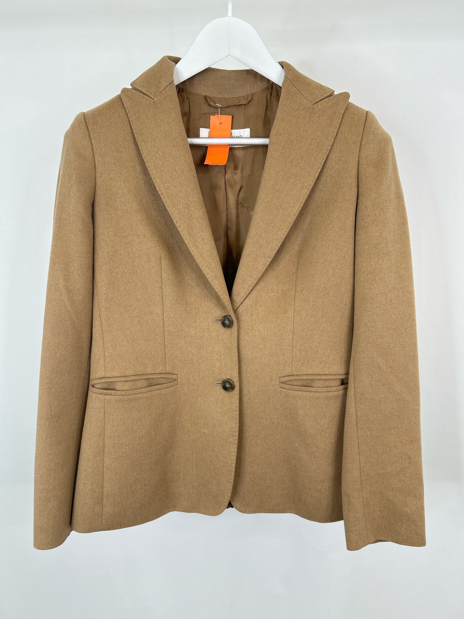 MAX MARA Size 6 Camel Women Jacket